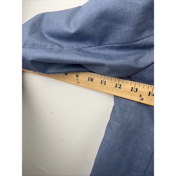 Mare Mare x Anthropologie Women’s Blue Cinch-Sleeved Blazer Size X-Small XS - Picture 7 of 7